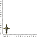 CRUZ ROSINHAS SEM STRASS COM PINTURA ML6096CP .