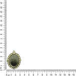 PINGENTE ARABESCO FACE UNICA P ML6072 .