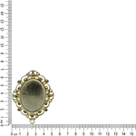 PINGENTE NOIVA SEM STRASS ML6113 .