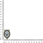 ENTREMEIO OVAL ESPIRITO SANTO RESINADO ML6115 C/ RESINA .