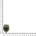 ENTREMEIO OVAL FACE UNICA S STRASS ML7796 .