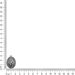 PINGENTE MEDALHA MILAGROSA P ML6102 .