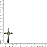 CRUCIFIXO SÃO BENTO LISO ML7818 .