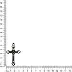 CRUCIFIXO ABERTURA NA PONTA ML6013 .