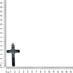 CRUCIFIXO SÃO BENTO QUADRADO ML6020 .
