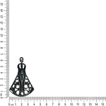 PINGENTE NOSSA SENHORA VAZADO GRANDE S STRASS ML6011 .