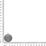 PINGENTE REDONDO NOSSA SENHORA COM RESINA ML6026CR .