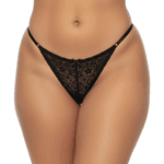 Calcinha Para Personalização Com Tira Removível (TR001). - Preto