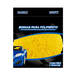BOINA DE LÃ DUPLA FACE MACIA AMARELA 8" LAZZURIL