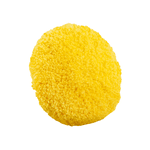 BOINA DE LÃ DUPLA FACE MACIA AMARELA 8" LAZZURIL