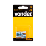 ESPIGÃO MACHO (A) 1/4" ESCAMA 5/16" VONDER - CARTELA COM 2 UNIDADES