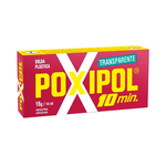 POXIPOL ADESIVO EPÓXI LÍQUIDO TRANSPARENTE 10 MINUTOS 16G/14ML