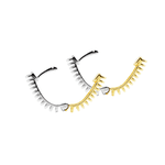 Brinco Espiral Bicolor Ouro 18K