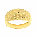 Anel de Ouro 18K Diamantado Estrela