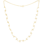 Gargantilha Choker de Pérolas em Ouro 18K