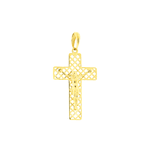 Pingente de Ouro 18K Crucifixo Vazado