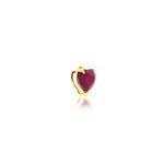 Pingente de Ouro 18K Coração Galeria Rubi