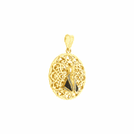 Pingente de Nossa Senhora Aparecida Ouro 18K Trabalhado