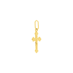 Pingente de Ouro 18K Crucifixo Pequeno Polido