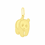 Pingente de Ouro 18K Urso Panda
