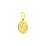Pingente de Ouro 18K Medalha de São Bento Pequeno 12mm