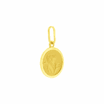 Pingente Ouro 18K Medalha Anjo da Guarda