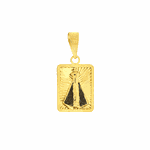 Pingente de Nossa Senhora Aparecida Ouro 18K Diamantado