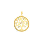 Pingente Árvore da Vida com Brilhantes em Ouro 18K