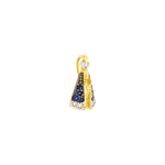 Pingente Nossa Senhora Aparecida em Ouro 18K com Zircônias Pequeno