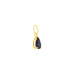 Pingente Pedra de Safira Gota em Ouro 18K