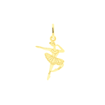 Pingente de Ouro 18K Bailarina Pequena
