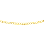 Pulseira de Ouro 18K Groumet Fina