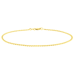 Pulseira de Ouro 18K Elos Groumet Fina