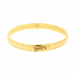 Bracelete de Ouro Amarelo 18K Feminino com Friso