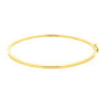 Bracelete de Ouro Amarelo 18K Feminino Fio Quadrado