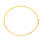 Bracelete de Ouro Amarelo 18K Feminino Fio Quadrado