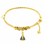 Pulseira Nossa Senhora Aparecida Ouro 18K Pingente Pendente