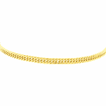 Pulseira de Ouro 18K Malha Groumet