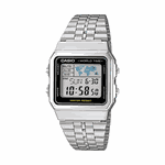 Relogio Casio World Time A500WA-1DF