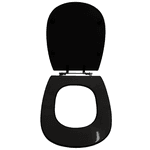 Assento Poliéster Sabatini Preto Liso - RF BRASIL