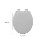 Assento Soft Close Oval TOV/SC Branco - ASTRA