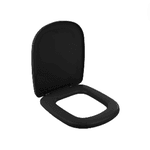Assento Sabatini Almofadado Perfecto Multi Preto- METASUL