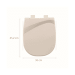 Assento Soft Close Sabatini / Paris TTP/SC Areia AR02 - ASTRA