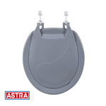 Assento Convencional Plástico TPG Cinza Claro - ASTRA