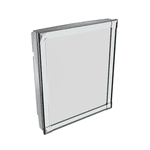 Armário Banheiro Plástico 31X36X10 Cinza AL41 - ASTRA