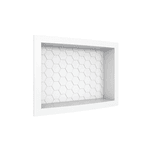 Nicho De Embutir Plástico Branco 40X30 - COZIMAX