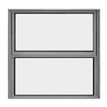 Basculante Alumínio Brilhante Vidro Liso 40cm x 40cm 3476 - POTY