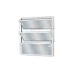 Basculante Alumínio Branco Vidro Boreal 60cm X 80cm 3160 - MGM