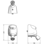 Ducha 4T Jet Branco 127v/ 5500W - LORENZETTI