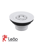 Válvula Americana ABS Branco 1523 1.1/2" 6377 - LEÃO METAIS
